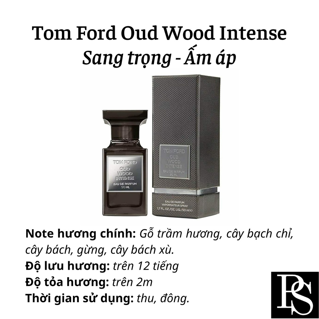 Nước hoa cao cấp - Tom Ford Oud Wood Intense