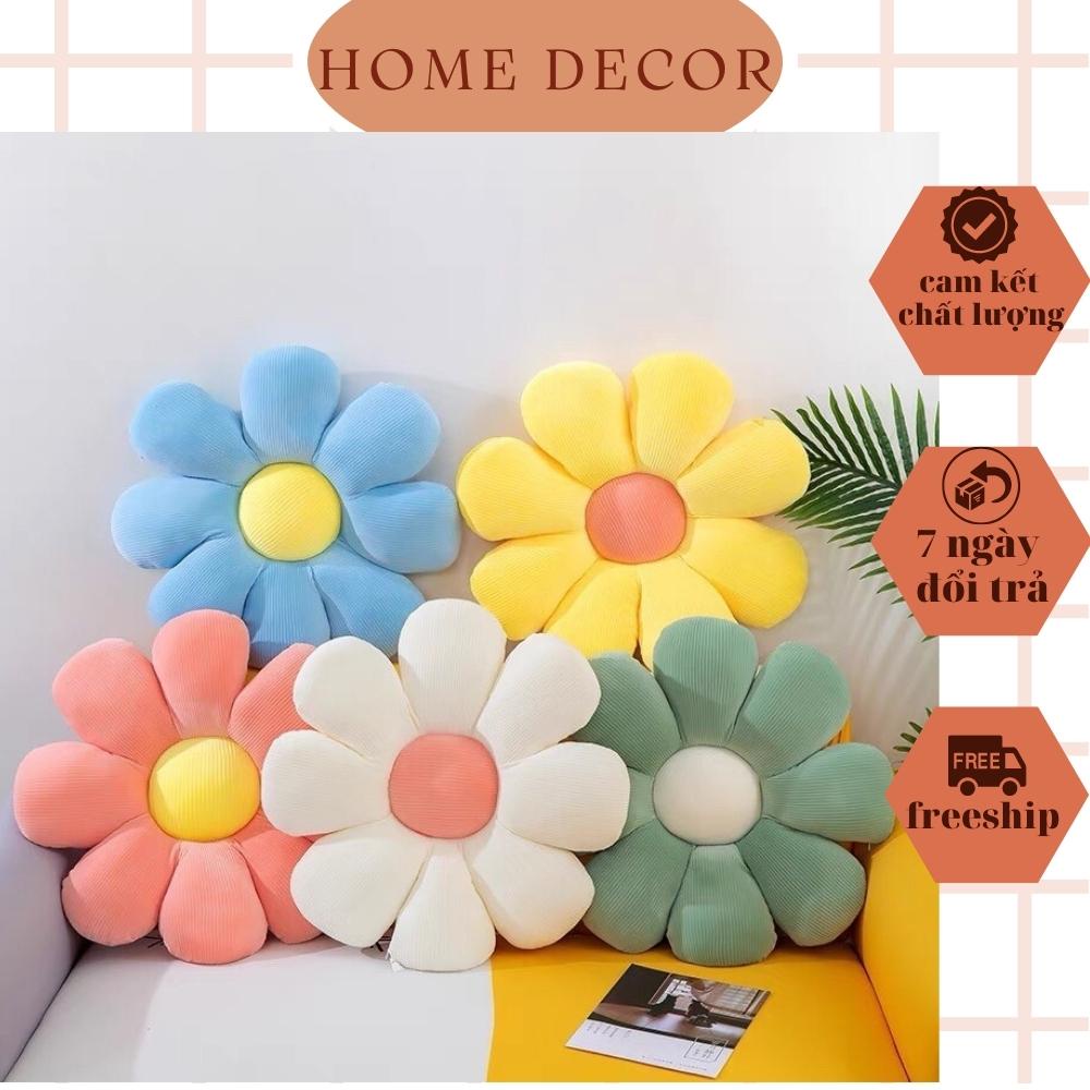 Gối Văn Phòng, Gối Trang Trí Sofa Hình Bông Hoa Phong Cách Bắc Âu Nhiều Màu Xinh Xắn