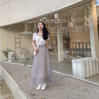 Chân Váy “Layer Skirt” Freesize Cạp Sau Chun