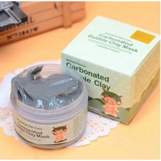 Mặt nạ sủi bọt thải độc bì heo Carbonated Buble Clay mask Bioaqua nội địa Trung