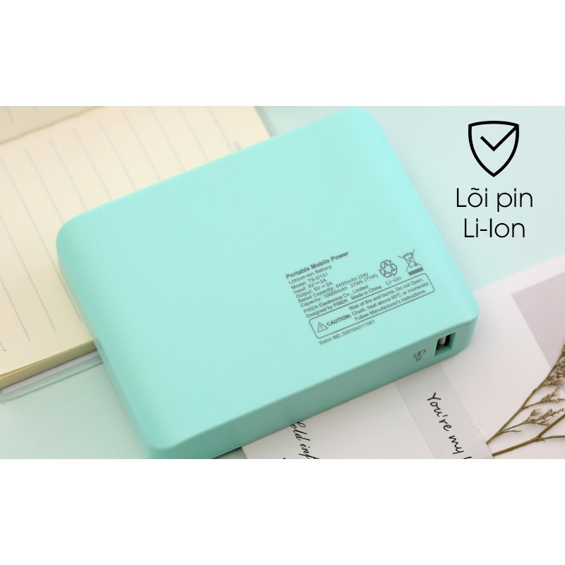 Pin sạc dự phòng 10000mAh 10.000mAh AVA Gấu Trúc TS-D151 - Likenew