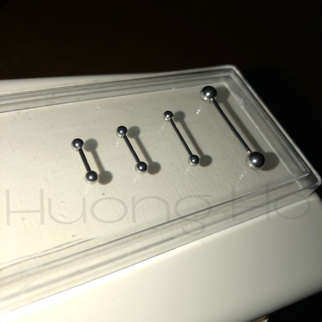 Khuyên Bi 2 Đầu Basic - Xỏ Cơ Bản - Xỏ Tai, Má Núm, Lưỡi,...