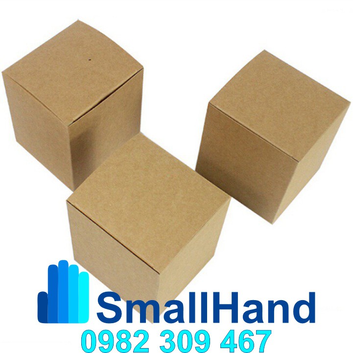 [ 50 chiếc ] Hộp carton KT: 8cm x 8cm x 8cm – Dùng trong công tác đóng hàng hỗ trợ vận chuyển – Hộp COD