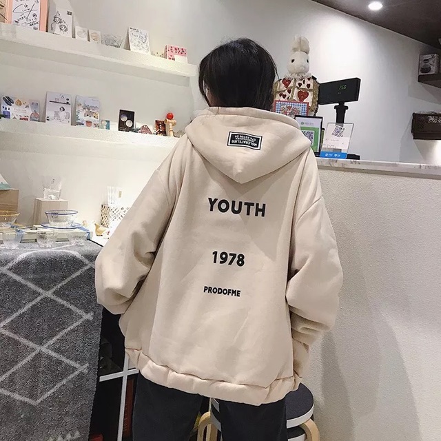 Áo hoodie youth khoá ulzzang 🎀 | BigBuy360 - bigbuy360.vn
