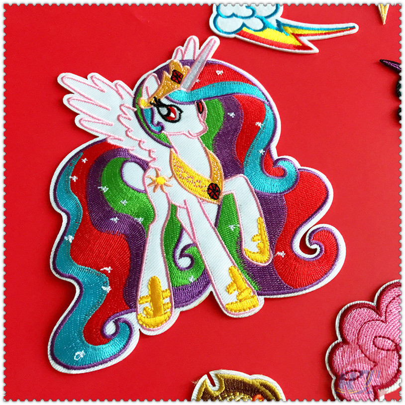 Miếng vá ủi may quần áo họa tiết hoạt hình My Little Pony