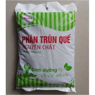 Phân trùn quế LAVAMIX dùng để bón rau, hoa, cây cảnh... Bịch 2kg