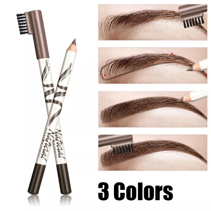 [Hàng mới về] Bút kẻ lông mày 3 màu tùy chọn chống nước tiện dụng