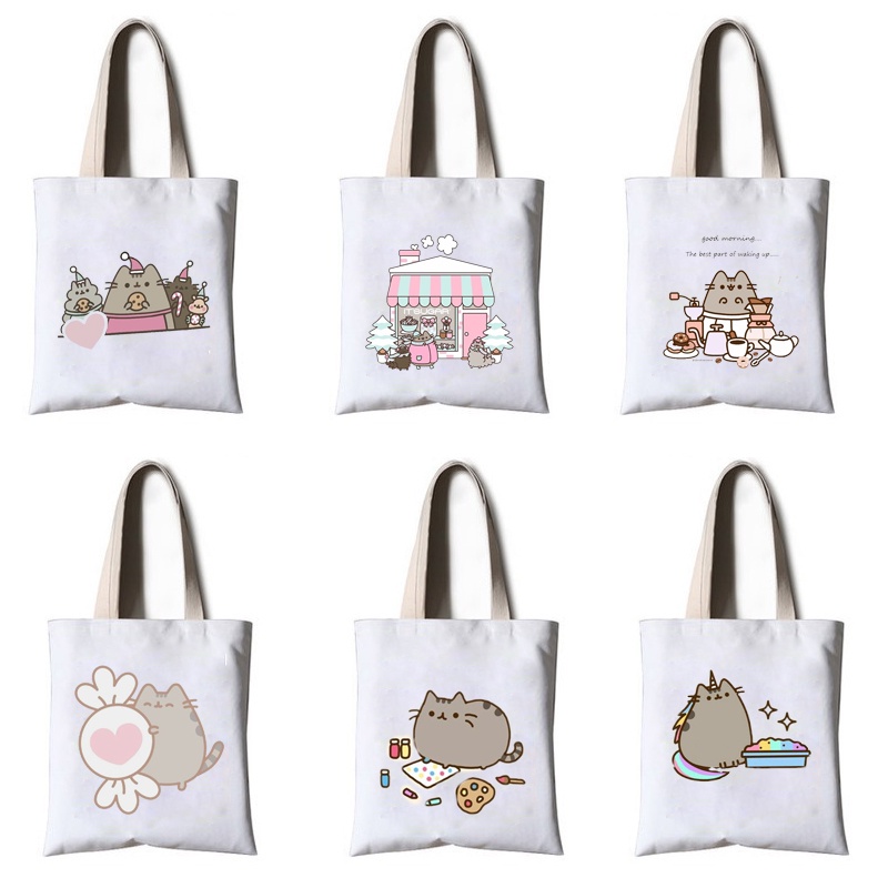 Túi tote mèo pusheen TT9