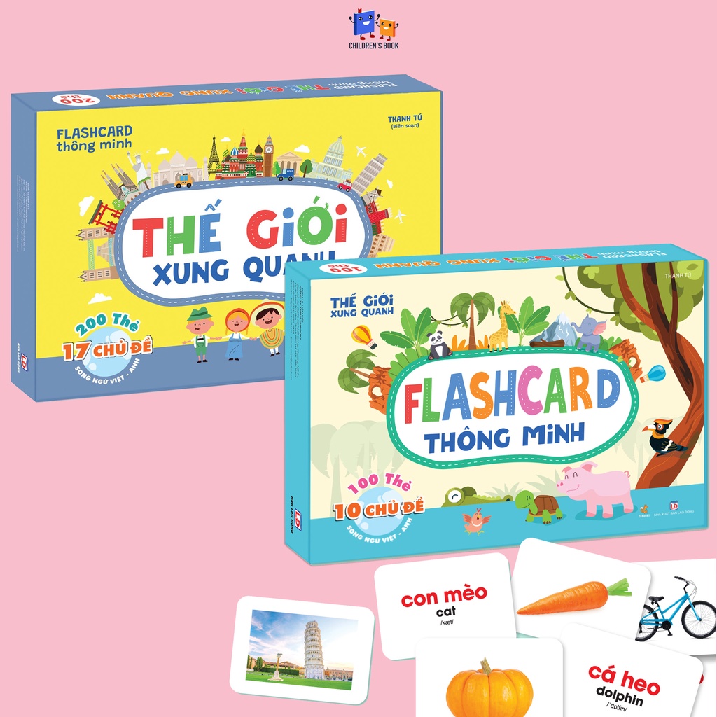 Flashcard Thế Giới Xung Quanh, Bộ Thẻ Học Thông Minh Glenn Doman cho bé (06 tuổi)