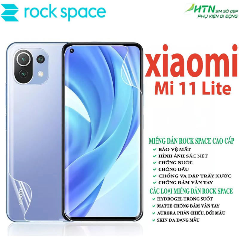 Dán PPF Xiaomi Mi 11 lite NE/ 5G NE cao cấp rock space dán màn hình/ mặt sau lưng full bảo vệ mắt, tự phục hồi vết…