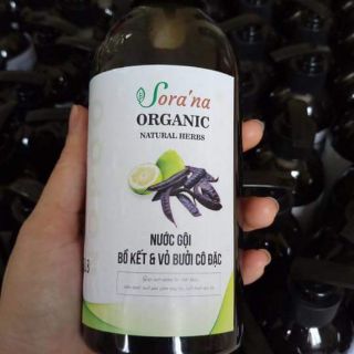 Nước gội bồ kết và vỏ bưởi cô đặc