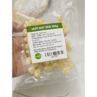 Mứt hạt sen gói 100g - ít đường