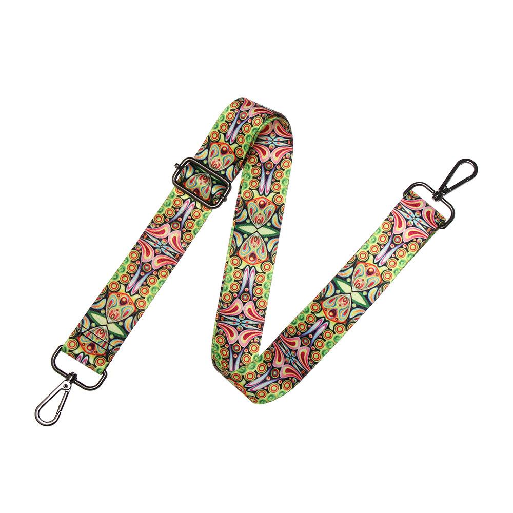 Dây Đeo Túi Xách Bằng Nylon Họa Tiết Thổ Cẩm Nhiều Màu Thời Trang Cho Nữ