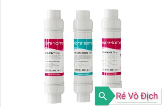 Bộ 3 lõi korihome ( 2 lõi Sediment 1 lõi pre- carbon)