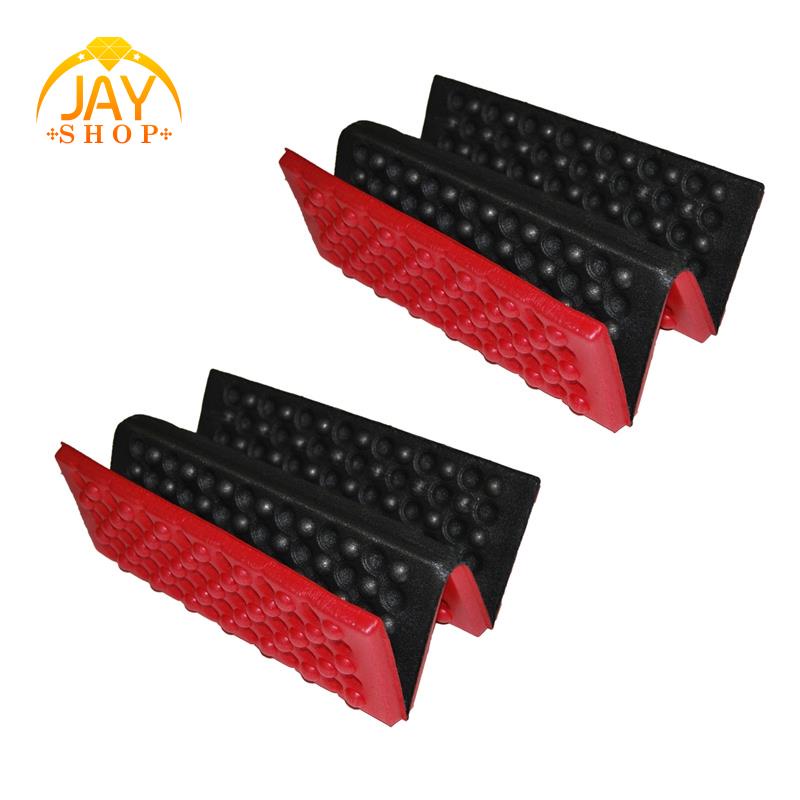 Set 2 miếng đệm lót ghế ngồi bằng xốp chống thấm nước màu đỏ + đen