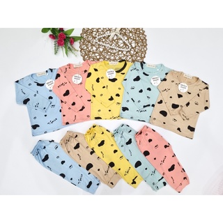 Bộ dài bò sữa thun lạnh Minkymom cho bé trai, bé gái size 5-16kg