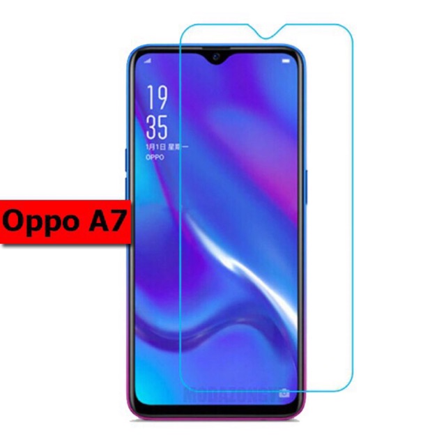 Kính cường lực Oppo A7 trong suốt