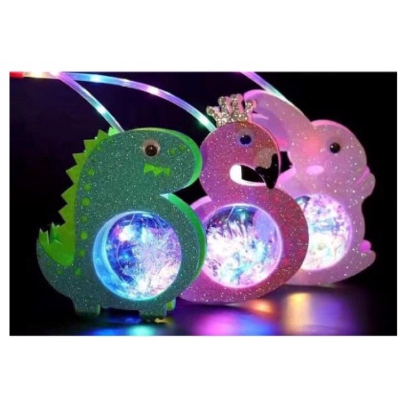 Đèn lồng trung thu có đèn nhạc hot 2022 hình con vật dễ thương