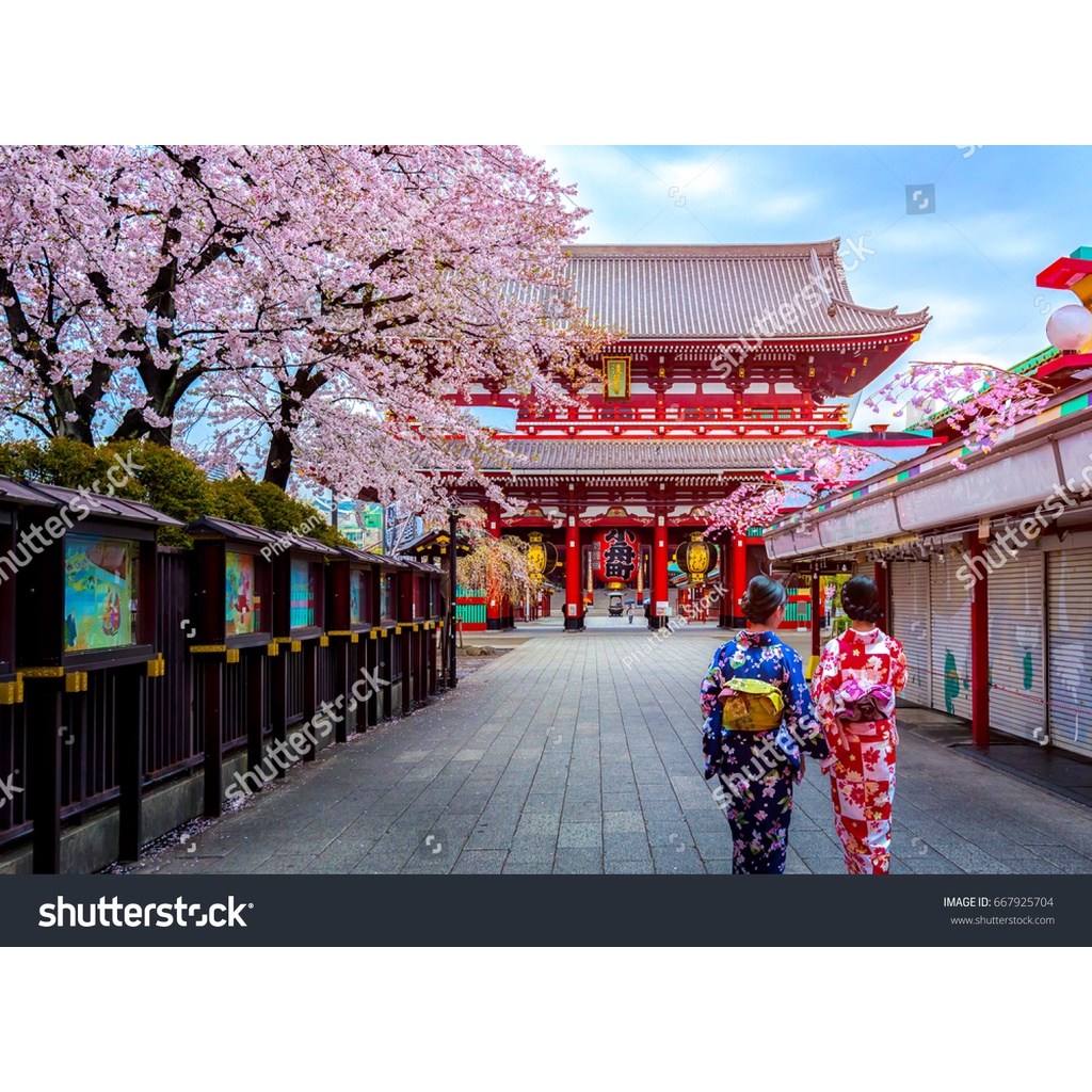 Tranh lụa 3D Phong cảnh Nhật Bản giá rẻ, chất lượng cao