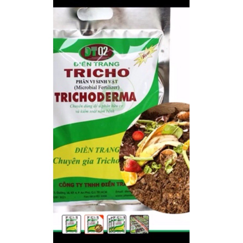 DT02 TRICHO 1kg Nấm trichoderma đối kháng bệnh, Ủ phân vi sinh