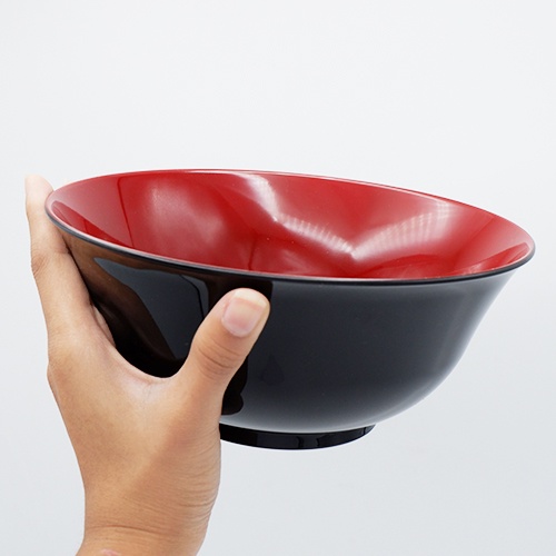 Daiso Chén Aizu Kurouchi vermilion 18.8cm có thể sử dụng máy rửa bát