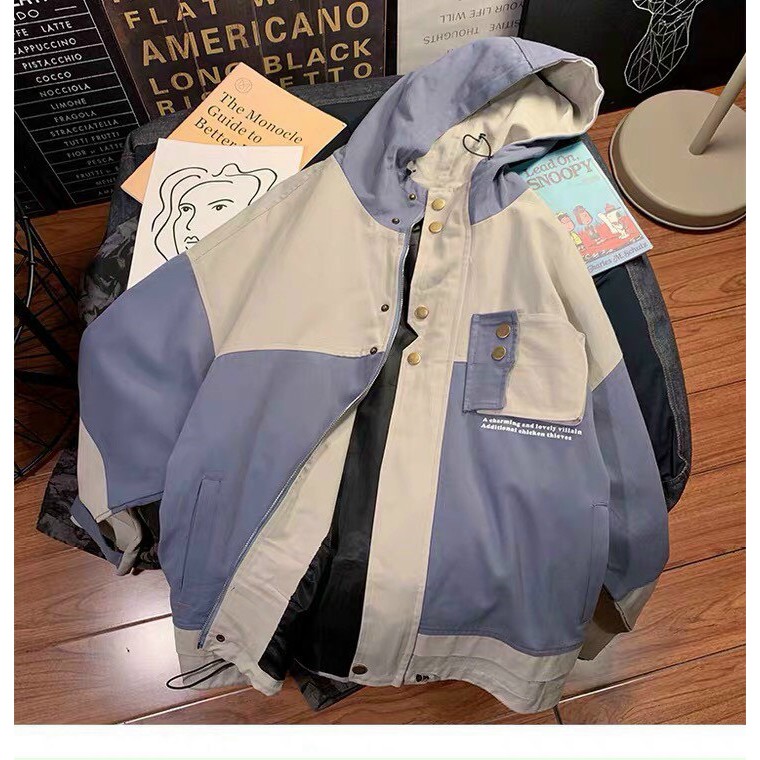 ÁO KHOÁC KAKI Form Rộng XL Túi Hộp Ngang CAO CẤP 123SHOP | BigBuy360 - bigbuy360.vn