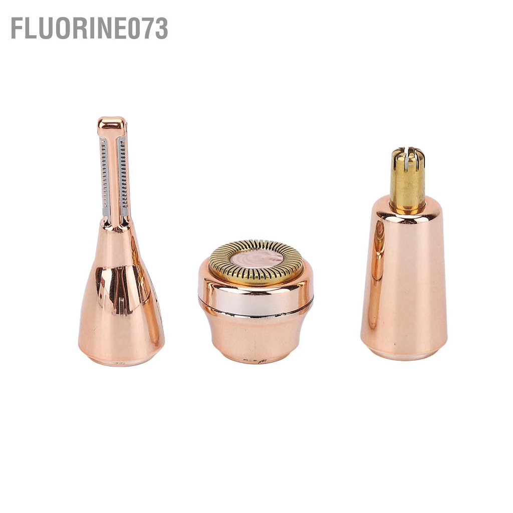 [Hàng Sẵn] Máy Tỉa Lông Mày 4 Trong 1 Trọng Lượng Nhẹ Chống Thấm Nước Cho Nam Nữ【Fluorine073】
