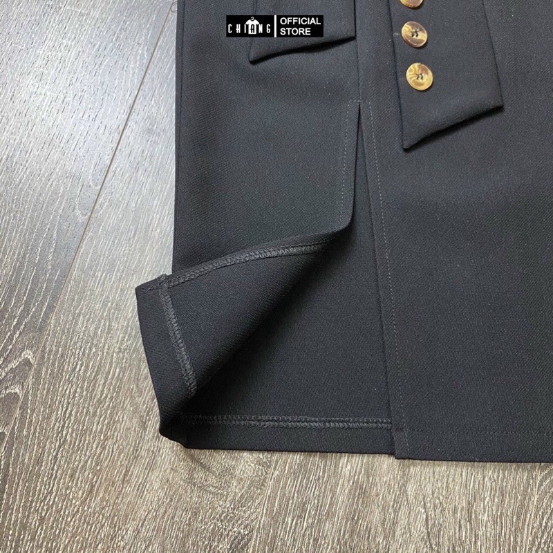 [NHẬP MÃ CHAS500 GIẢM NGAY 20K ĐƠN HÀNG 500] Chân váy bút chì công sở CHIANG xẻ vạt dây cách điệu cao cấp | BigBuy360 - bigbuy360.vn