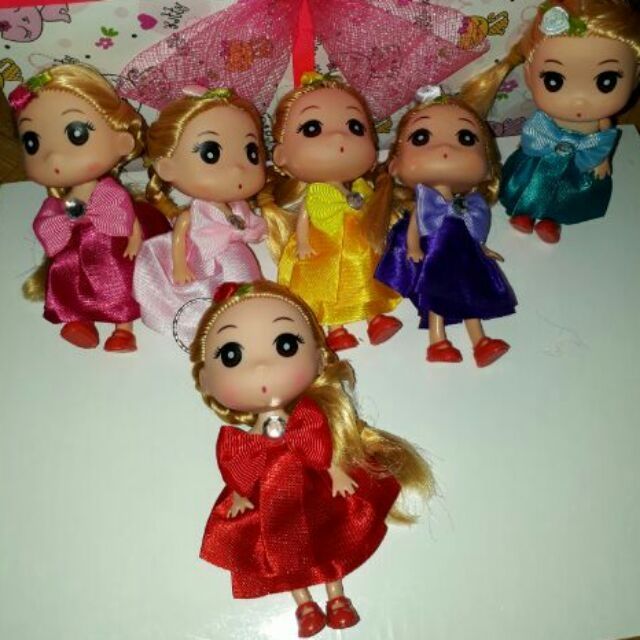 Sỉ 10 móc khóa búp bê chibi 10cm