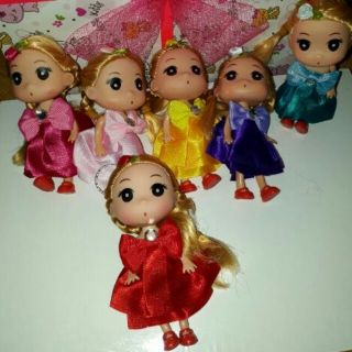 Sỉ 10 móc khóa búp bê chibi 10cm