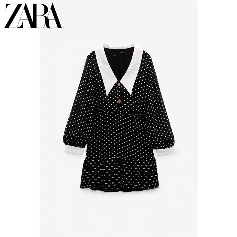 Đầm chấm bi zara