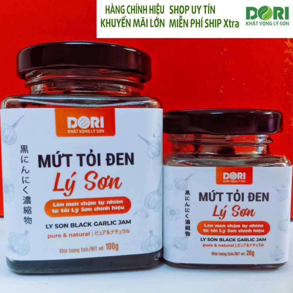 MỨT TỎI ĐEN LÝ SƠN DORI