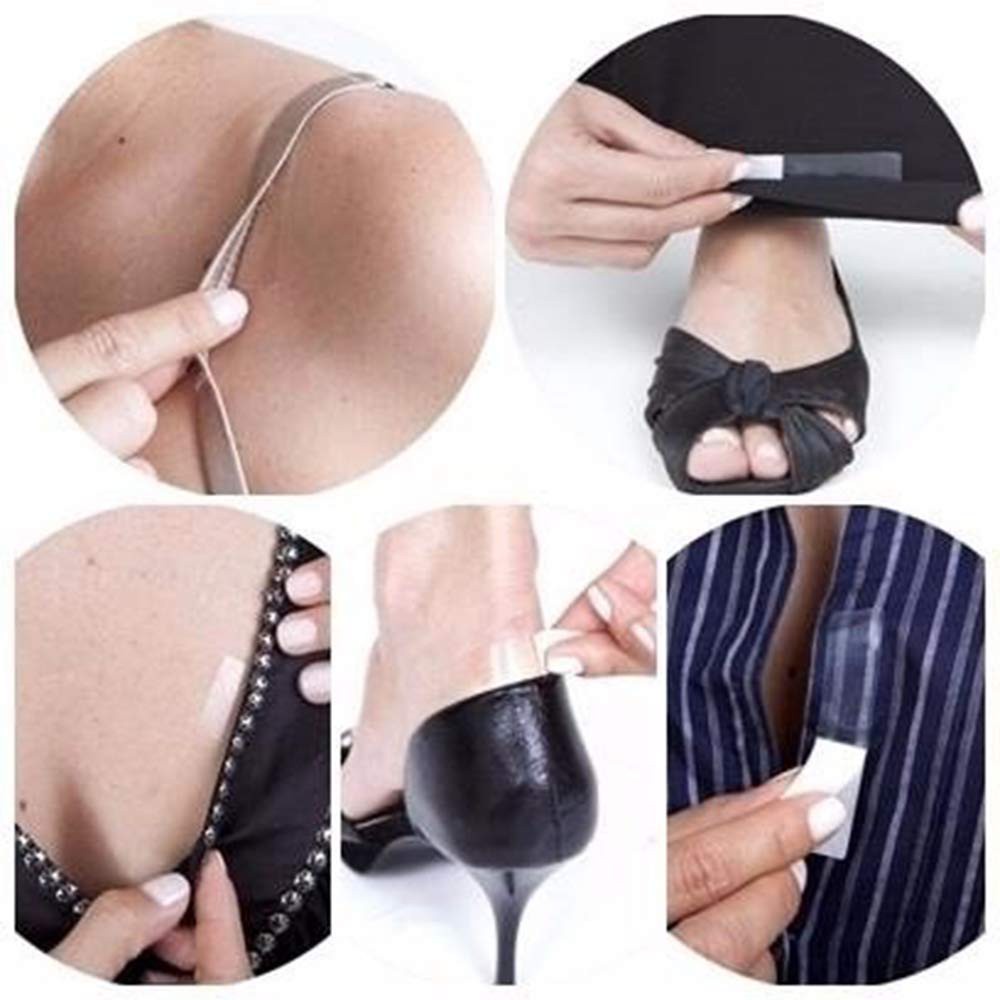 Băng Keo Hai Mặt Màu Trong Suốt Không Trượt Tạo Dáng Cơ Thể Và Quần Áo