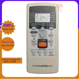 Hot!!!! điều khiển điều hòa fujitsu nút cam - MODEL:AR-PV1_remote máy lạnh fujitsu