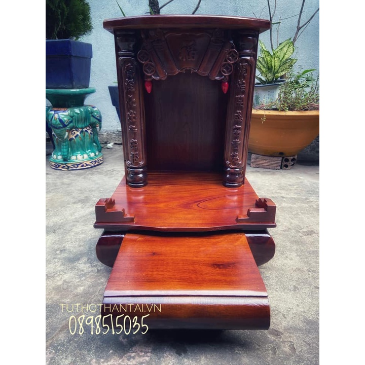 Bàn thờ thần tài gỗ Tràm 48 x 68cm