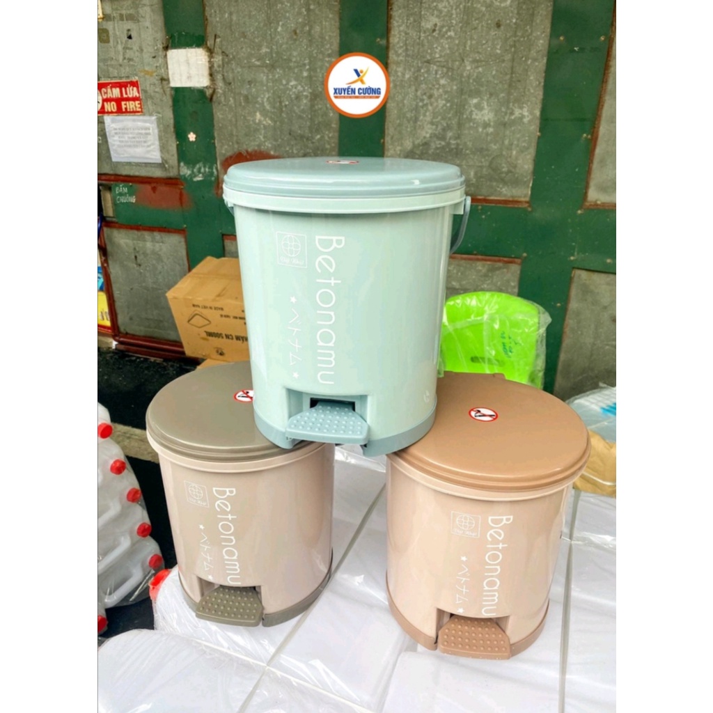 Thùng rác tròn 5 Lít nhựa việt nhật cao cấp. Hàng Việt Nam chất lượng cao