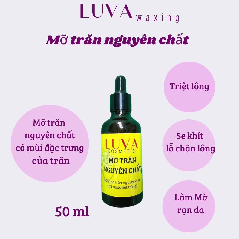 COMBO WAX LÔNG LẠNH - không cần đun nóng ( Wax Nàng Ong 350gr & Mỡ Trăn Nguyên Chất 50ml)