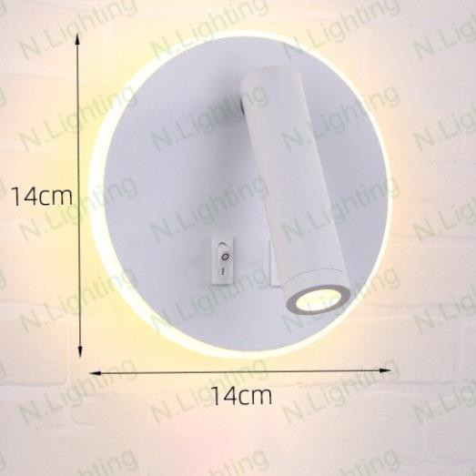 Đèn LED gắn vách tường đọc sách - Đèn đọc sách gắn tab đầu giường VL 3421 - GT469