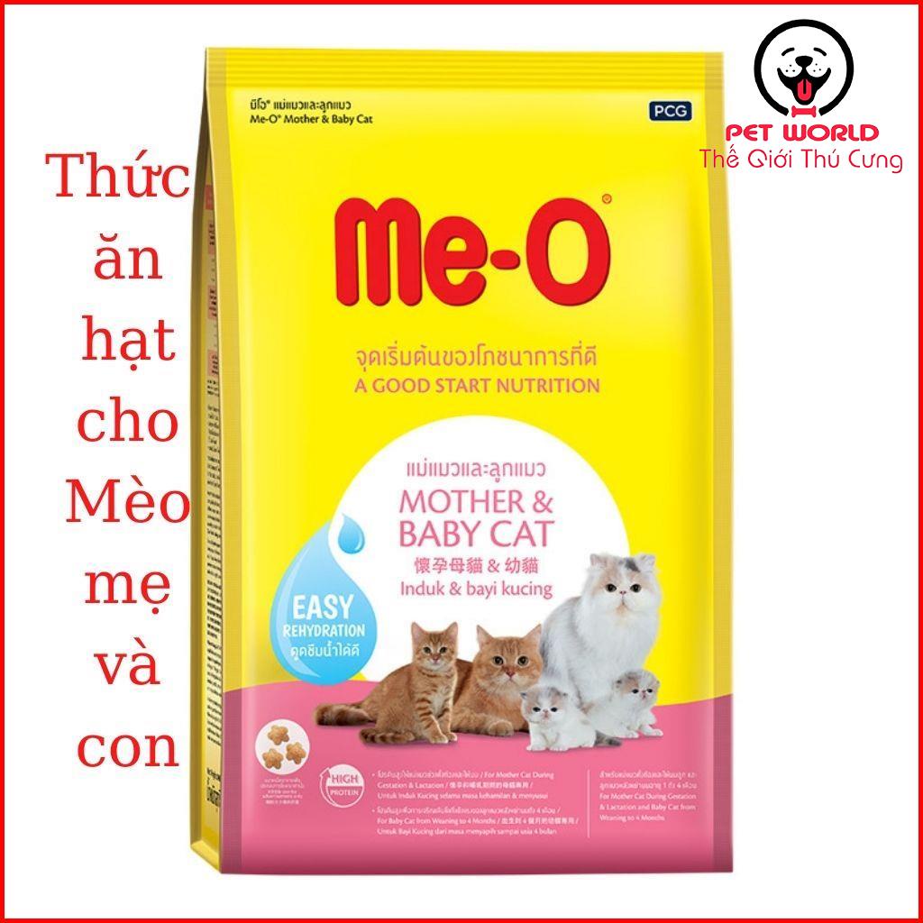 Thức ăn mèo dạng viên hạt Me-o Mother and baby- Hạt thức ăn cho mèo Mẹ và Con 1.1kg