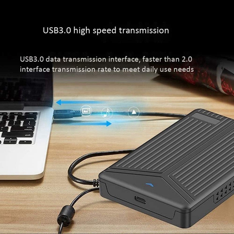 Hộp Đựng Ổ Cứng Di Động USB 3.1 2.5 Inch SATA SSD Hỗ Trợ 15mm Cho Máy Tính Notebook