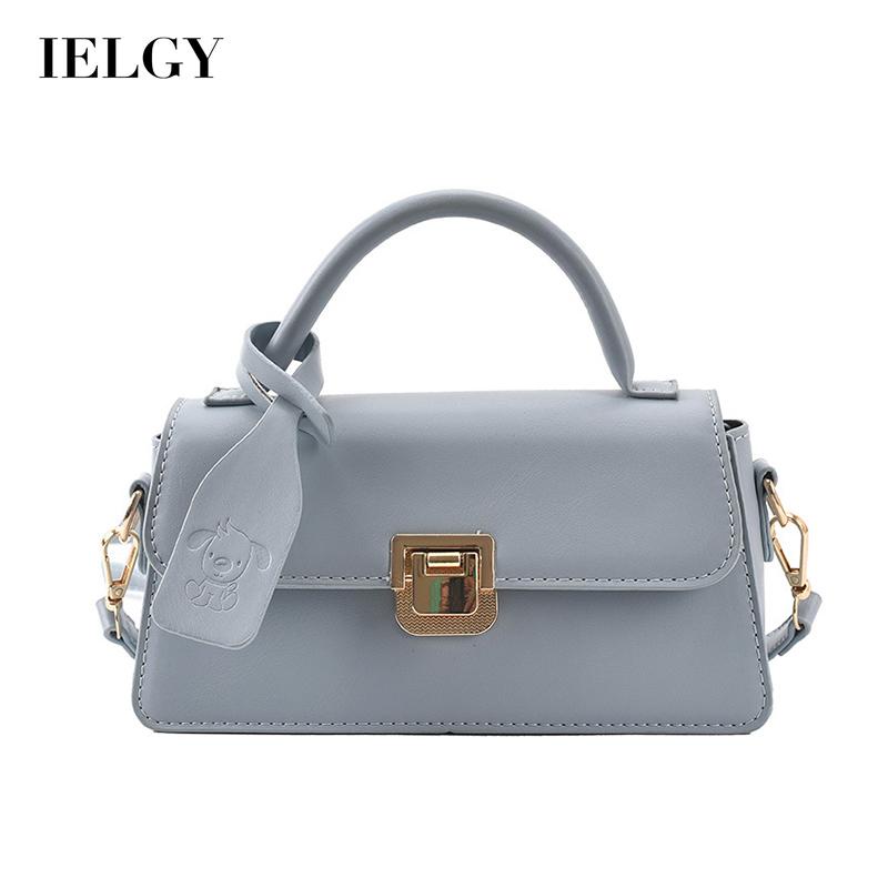 Túi đeo vai IELGY màu trơn phong cách cổ điển thời trang cho nữ