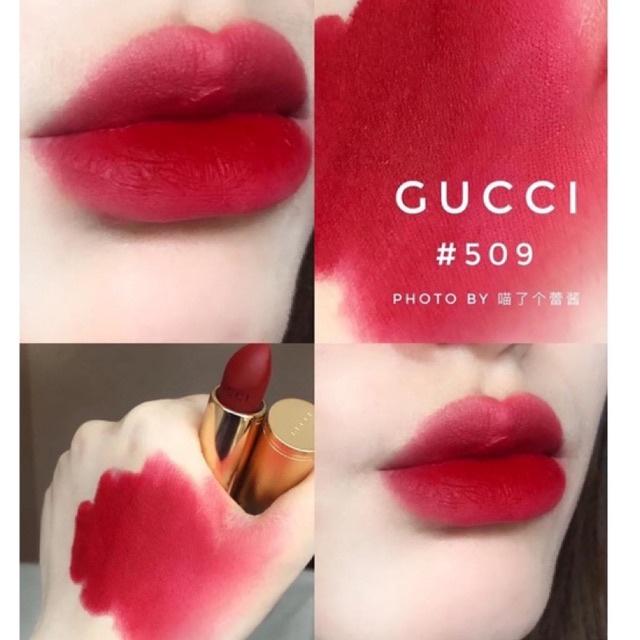 Son Gucci 509 Janie Scarlet - Đỏ Nhung