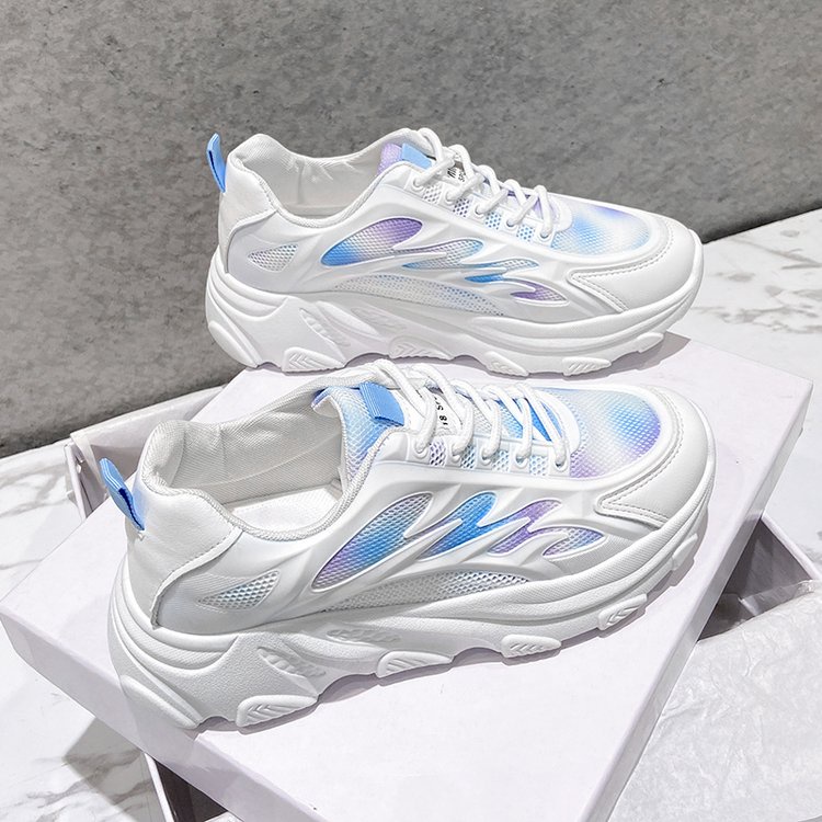 Giày Thể Thao Cột Dây Thoáng Khí Thoải Mái Mũi Tròn Phong Cách Mới