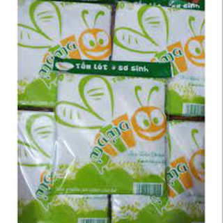 Combo 10 gói tấm lót phân xu sơ sinh cao cấp mama 30 tờ/túi