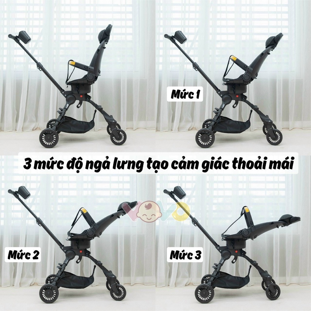 ❤️XE ĐẨY ĐẢO CHIỀU VOVO VO-0208/ VINNG Q7 ❤️