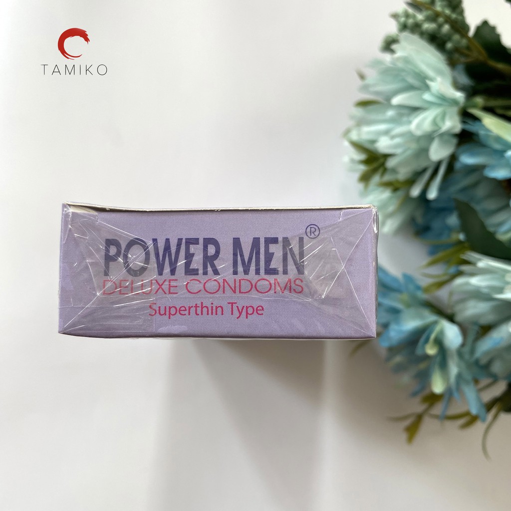 Bao Cao Su Power Men Siêu Mỏng , Truyền Nhiệt - Hộp 12 Cái- Xuất Xứ HÀN QUỐC