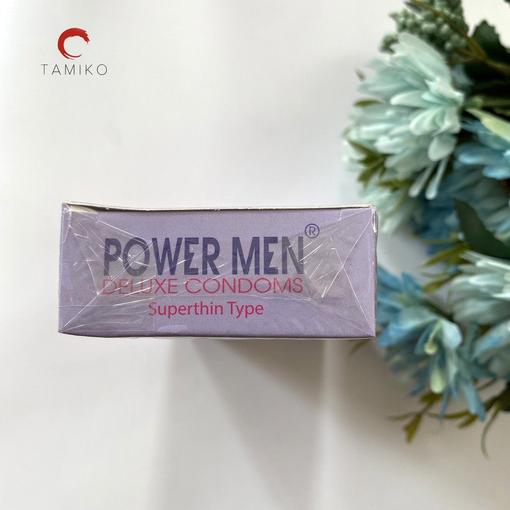 [ CHÍNH HÃNG ] Bao Cao Su Power Men Siêu Mỏng , Truyền Nhiệt - Hộp 12 Cái- Xuất Xứ HÀN QUỐC