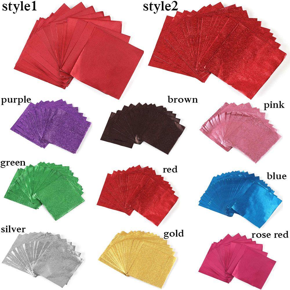 Set 100 Lá Nhôm Dùng Để Trang Trí Bánh Kẹo Tiện Dụng