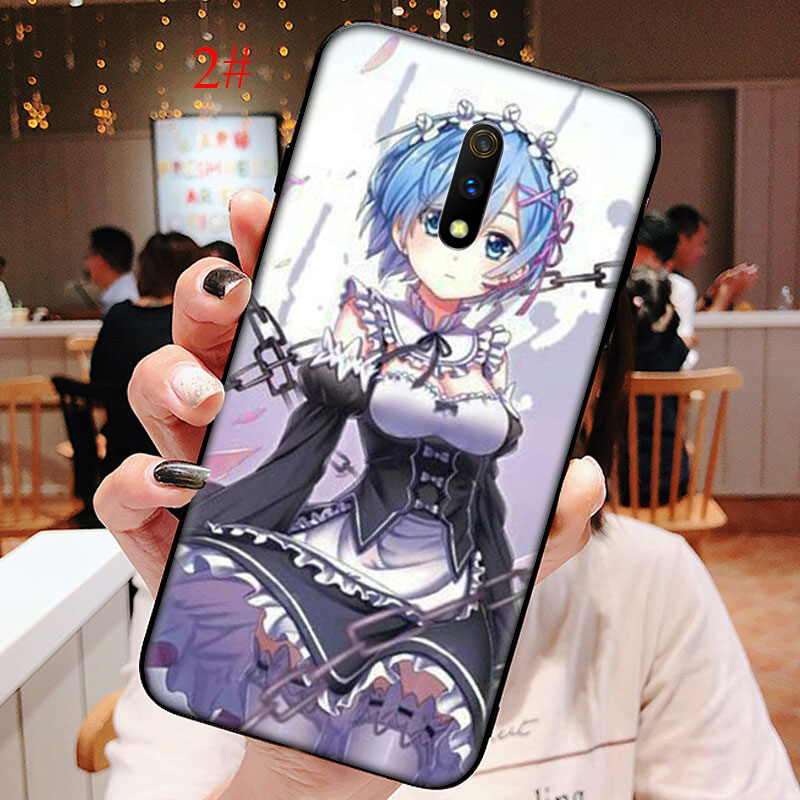 Anime rem ram re zero Soft Phone Case for OPPO A3s A5 A37 A39 A57 A5s A7 A59 F1s A77 F3 A83 A1 F5 A73 F7 Cover