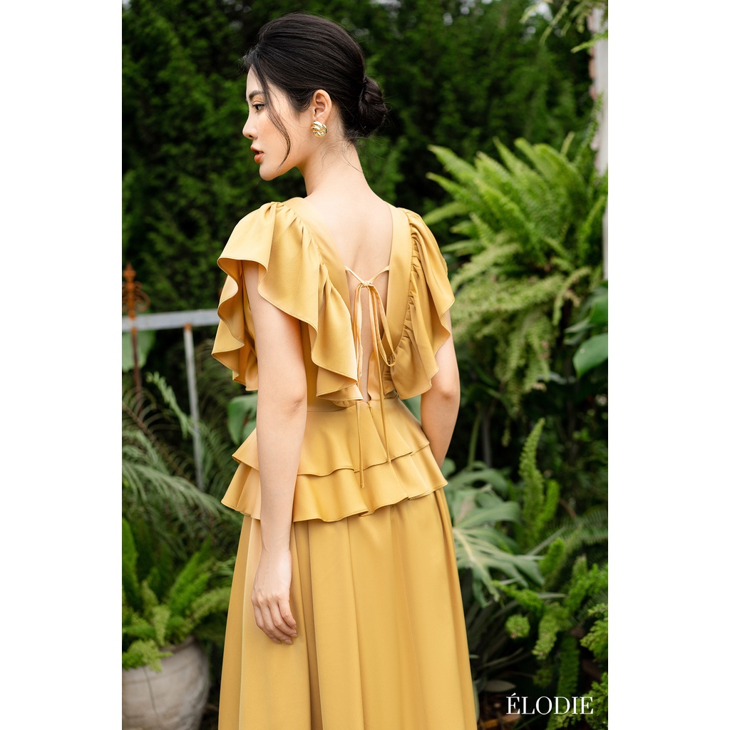 Váy Đi Biển Đầm Maxi, Đầm Đi Biển Lụa Nhật Cao Cấp ÉLODIE